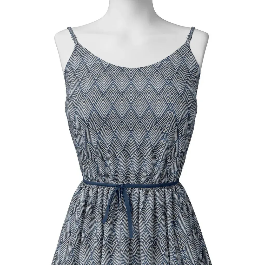 Diamond Shape Repeat Digital Printed Fabric - Image 2