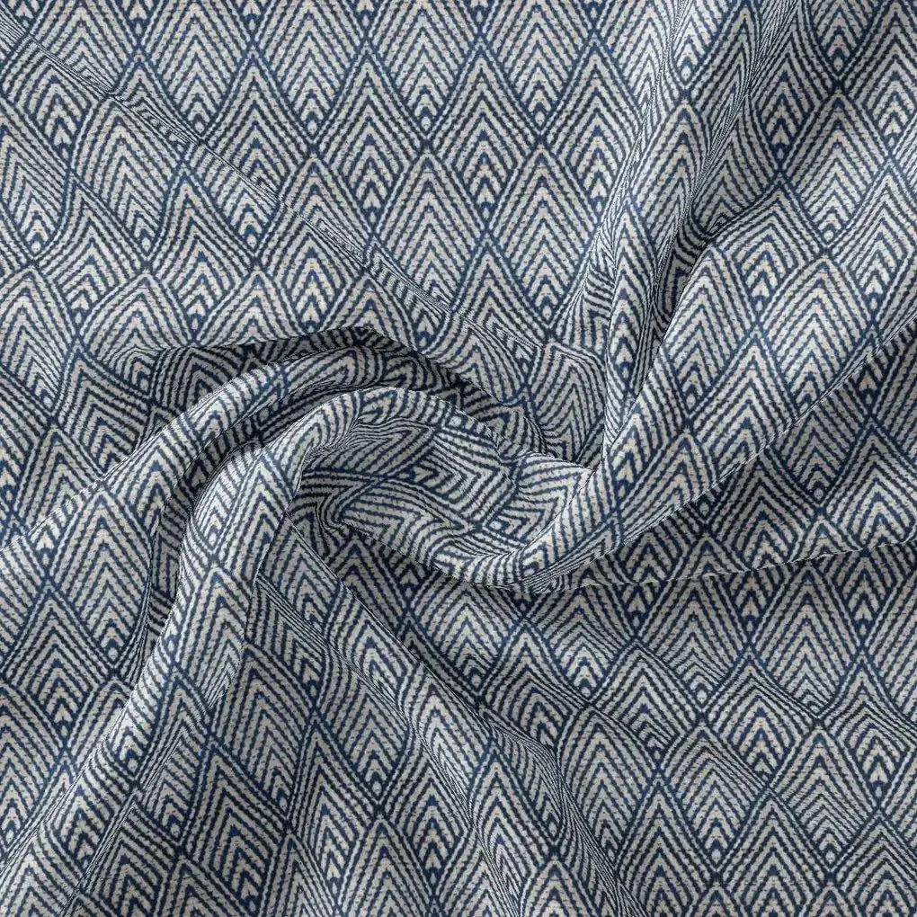 Diamond Shape Repeat Digital Printed Fabric - Image 3