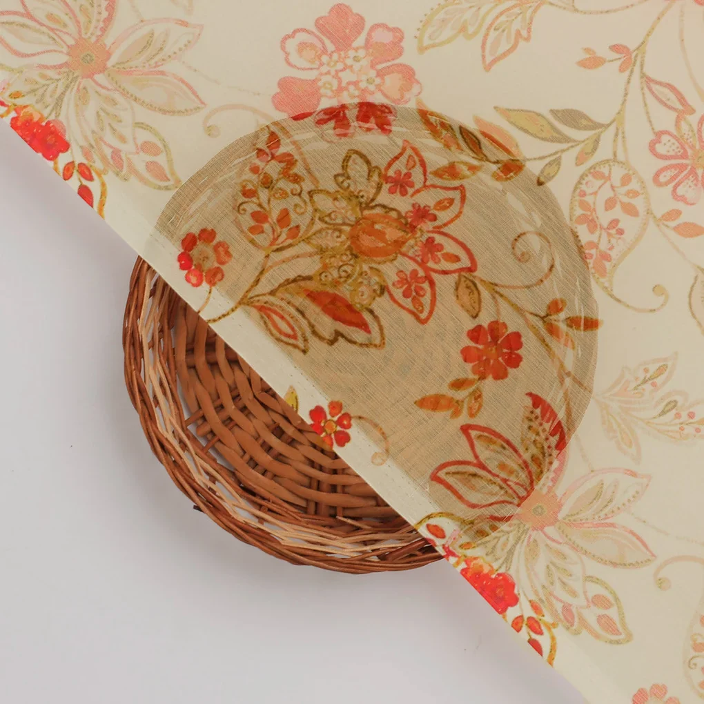 FAB VOGUE Studio Digital Printed Chiffon Fabric - Floral Print - Image 3