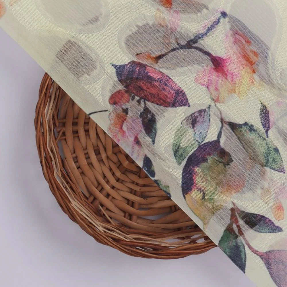 Dreamy Watercolour Floral on Cream Paisley Brasso Fabric - Image 3