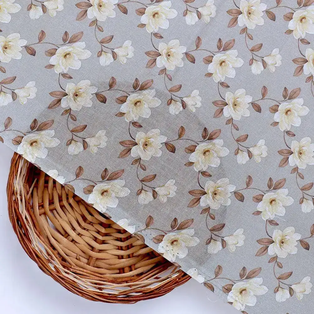 Elegant Floral Ditzy Pattern Digital Printed Fabric - Image 2