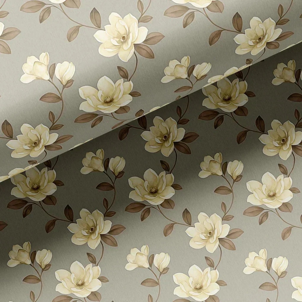 Elegant Floral Ditzy Pattern Digital Printed Fabric - Image 2