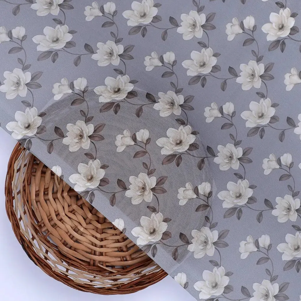 Elegant Floral Ditzy Pattern Digital Printed Fabric - Image 2