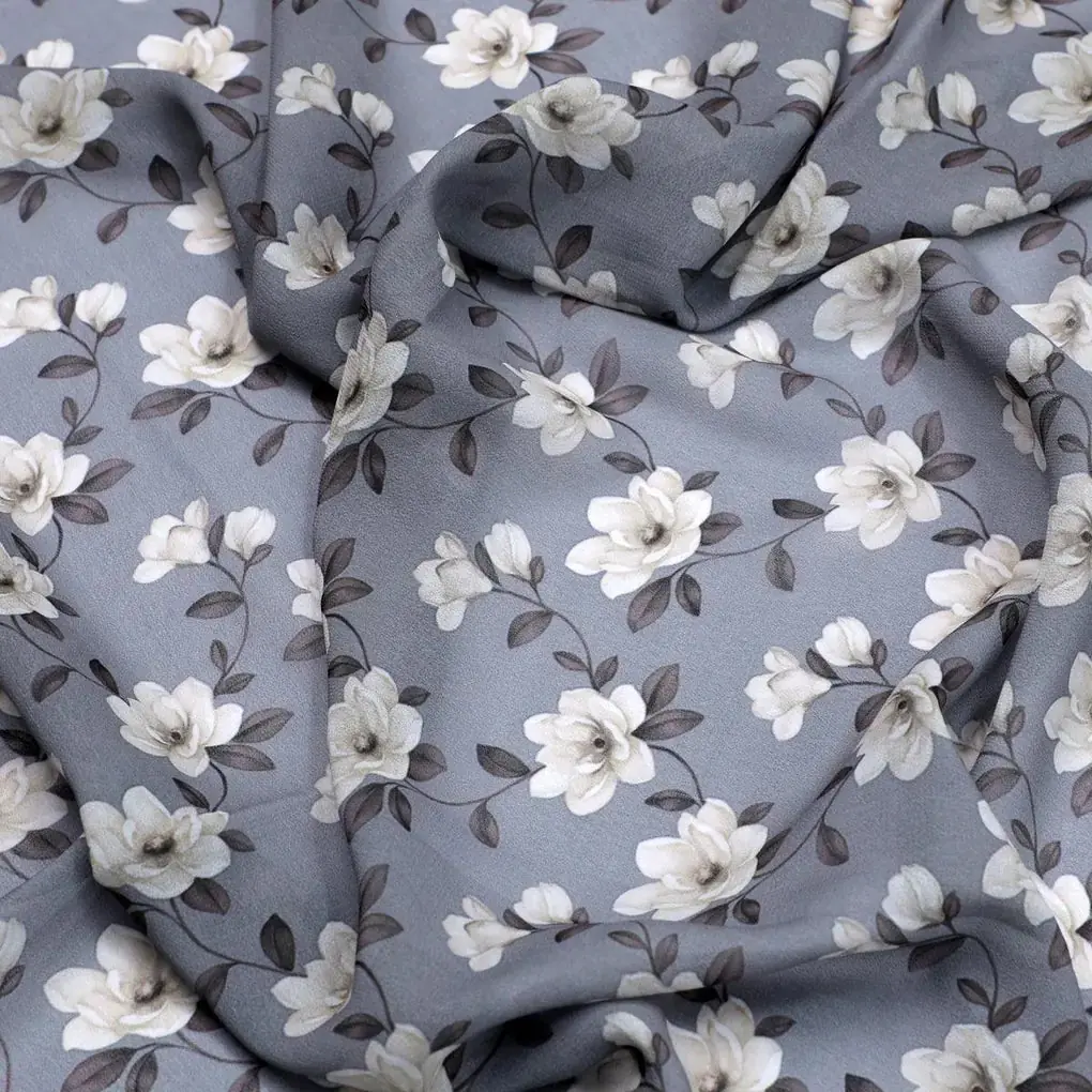 Elegant Floral Ditzy Pattern Digital Printed Fabric - Image 3