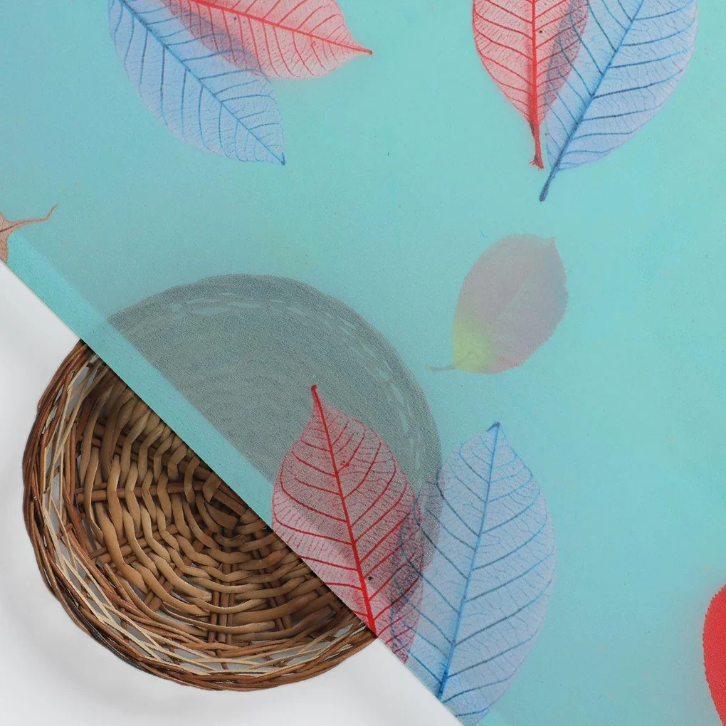 Faint Clover Leaves Weightless Printed Fabric - Image 2