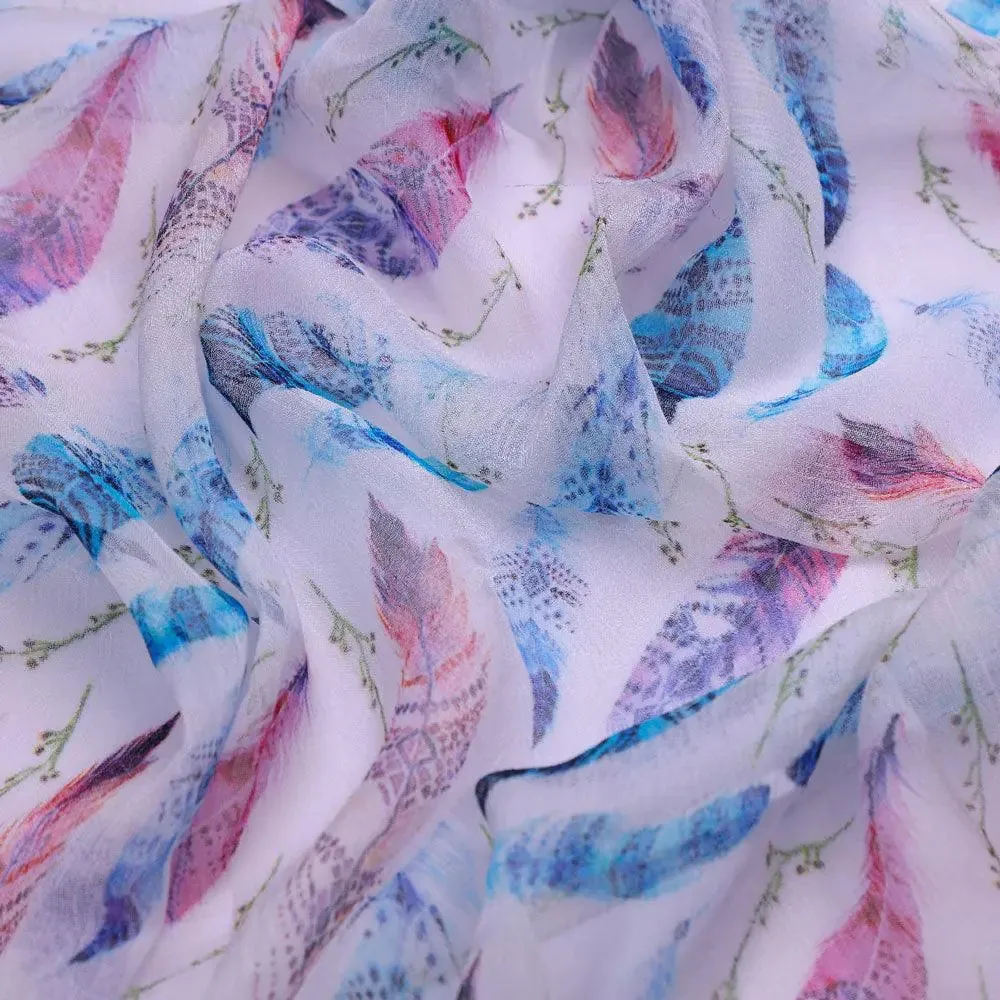 Feathers Digital Printed Fabric - Image 3