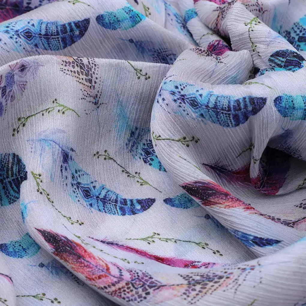 Feathers Digital Printed Fabric - Image 3