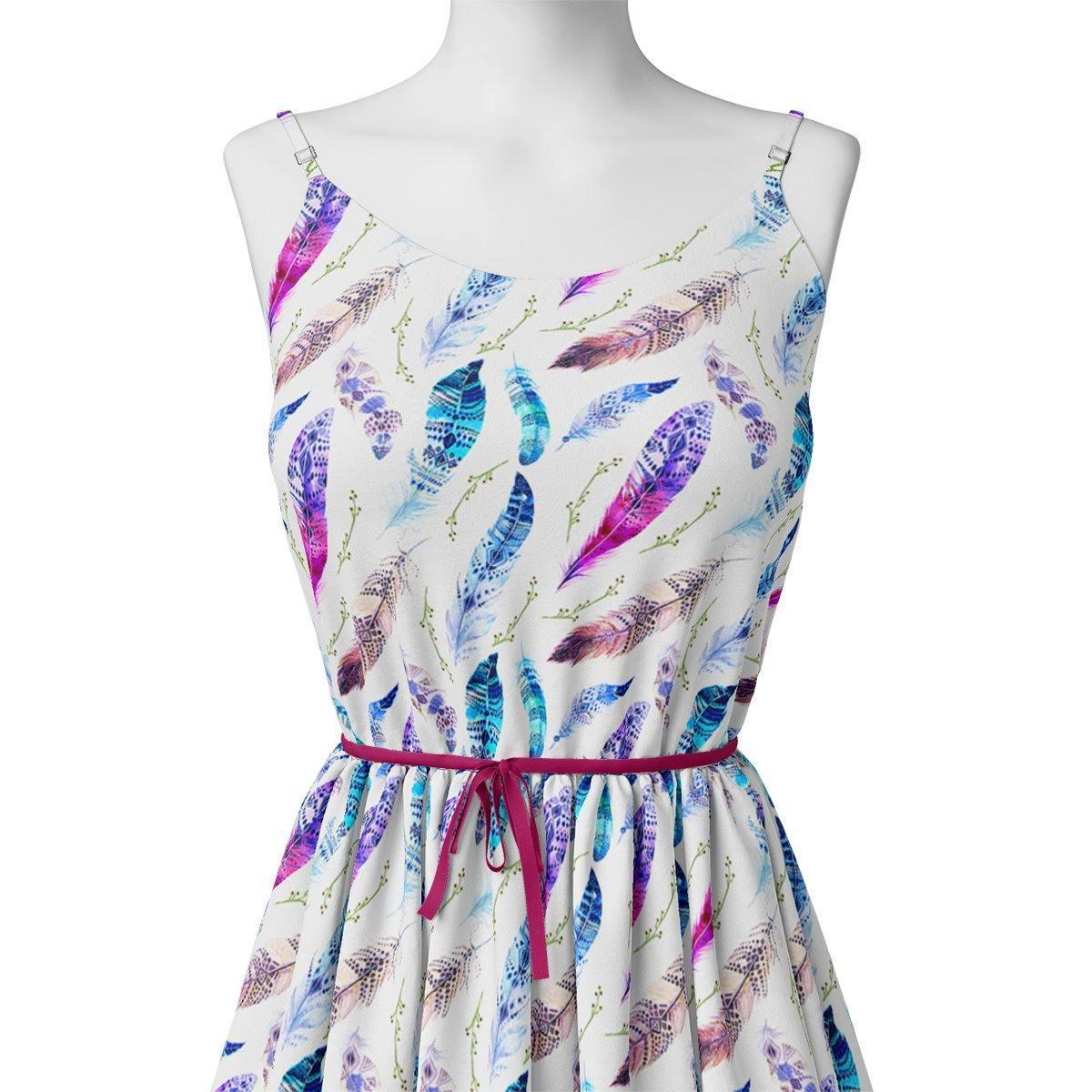 Feathers Digital Printed Fabric - Image 2