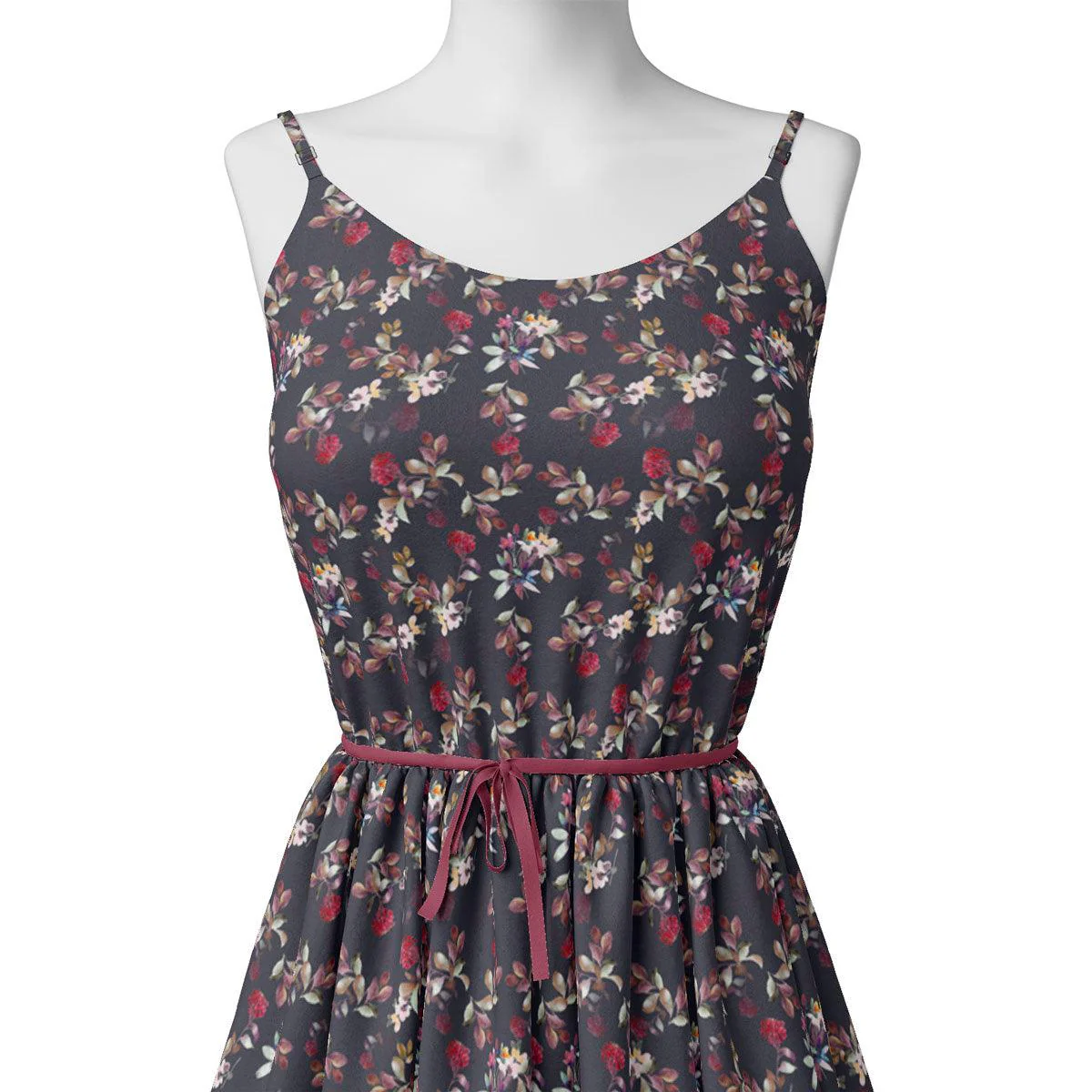 Fedora Flower Pure Georgette Printed Fabric - Image 2