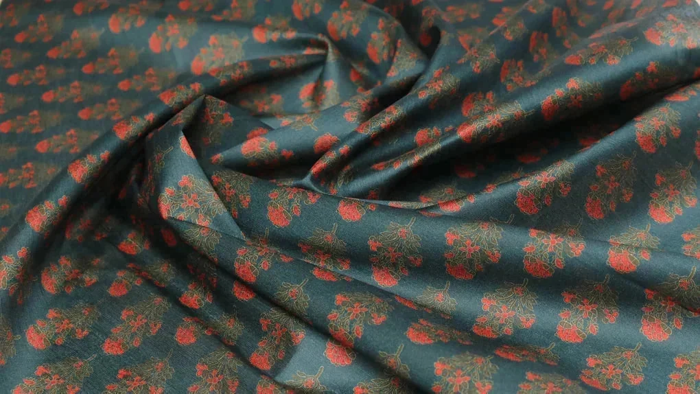 Floral Dabu Digital Printed Fabrics - Image 5