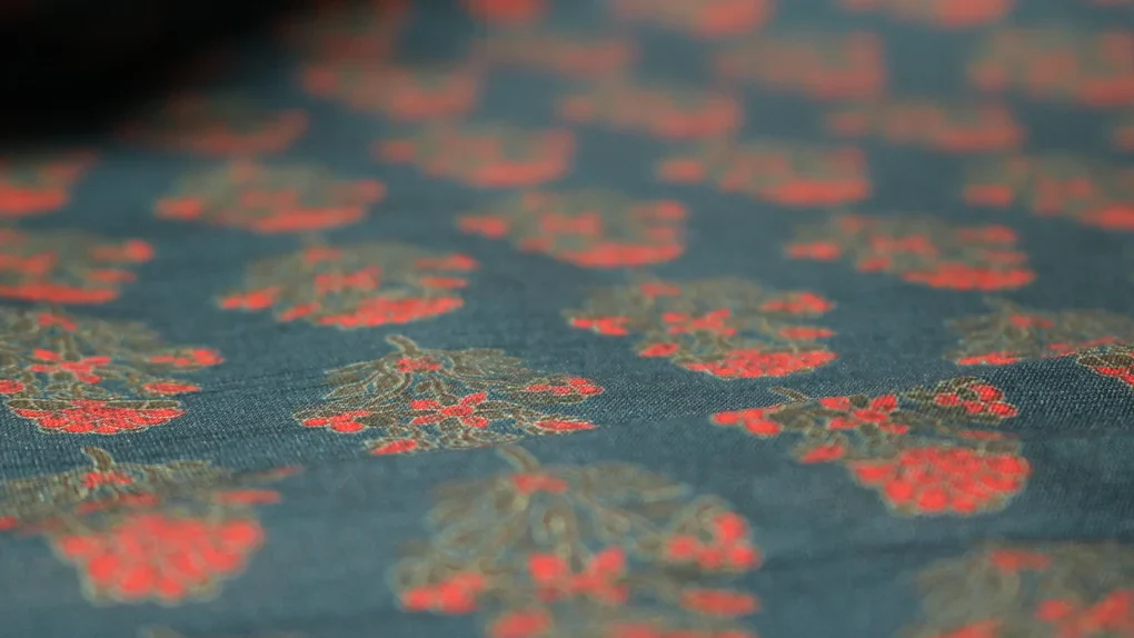 Floral Dabu Digital Printed Fabrics - Image 6