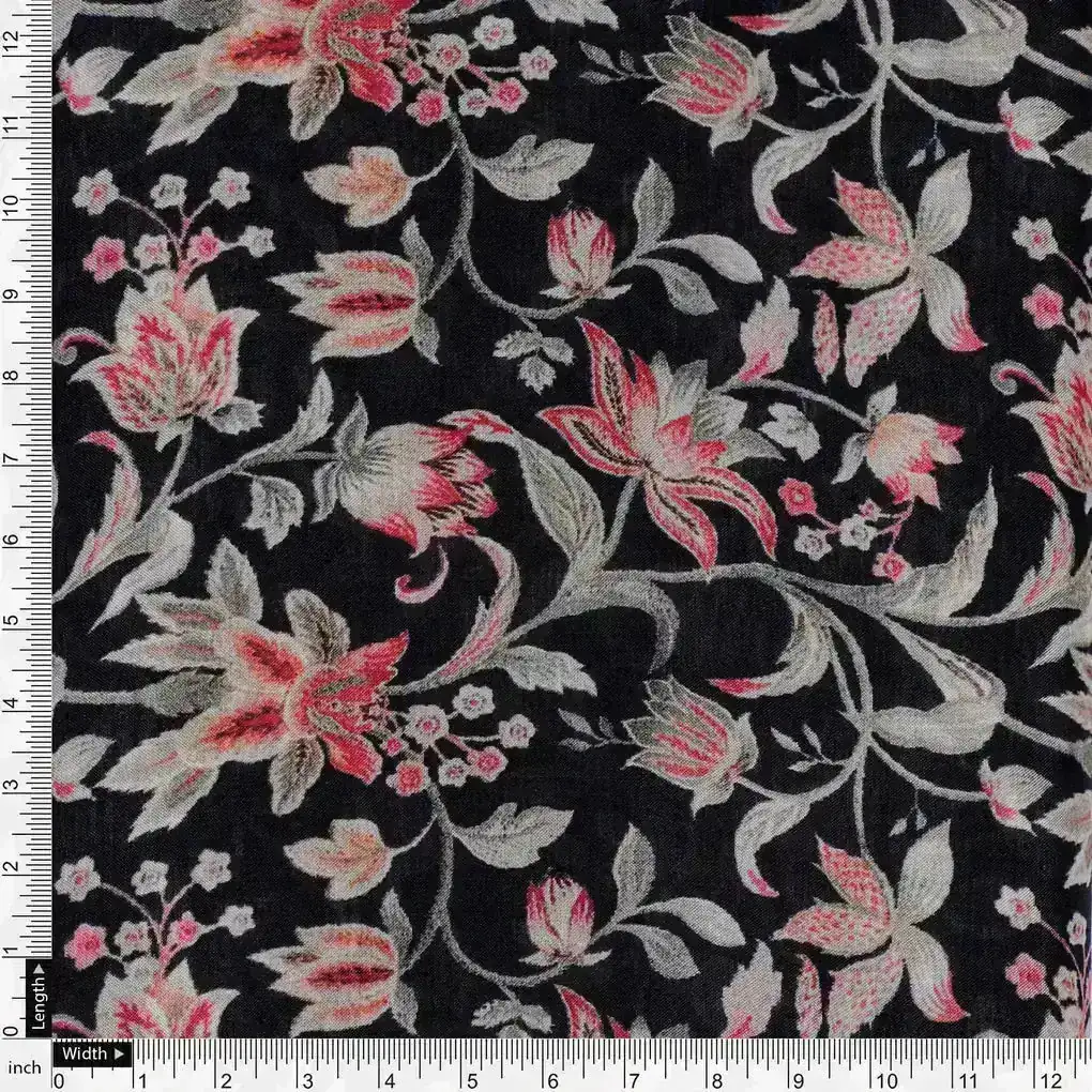 Floral Design Digital Printed Fabrics - Image 4