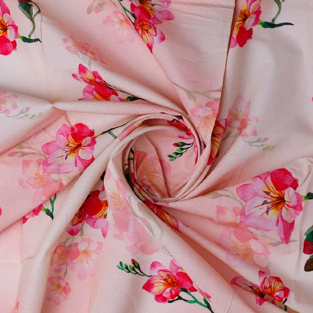 Floral Digital Printed Pure Cotton Fabric from FAB VOGUE Studio - Image 2