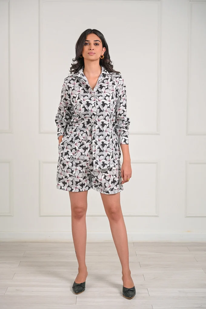 Floral Linen Co-ord Set - Image 4