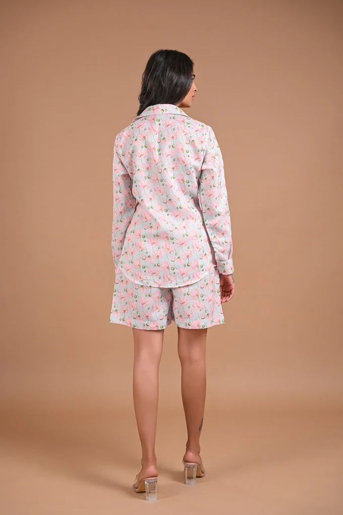 Floral Linen Co-ord Set - Image 4