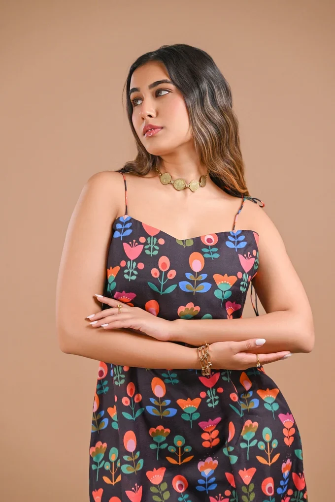 Floral Midi Dress - Image 2