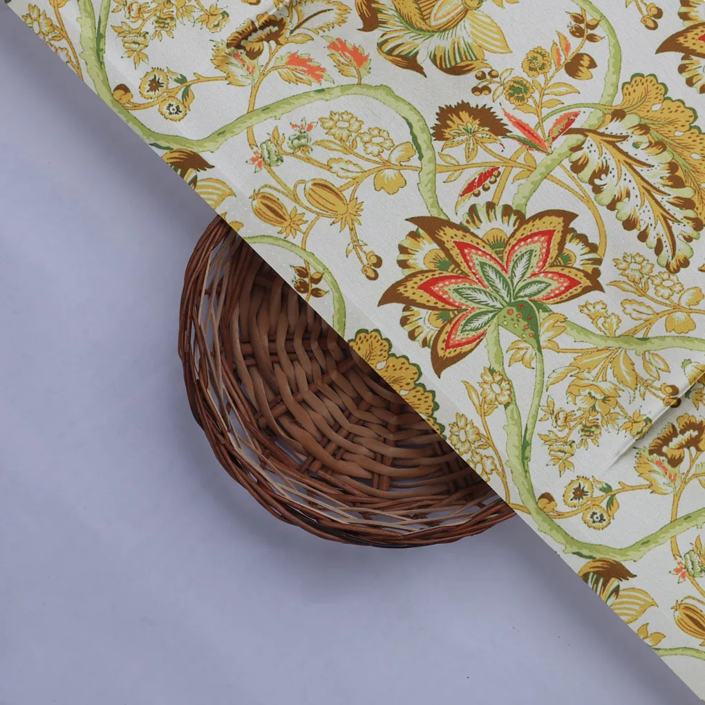 Floral Print Satin Fabric - Image 2