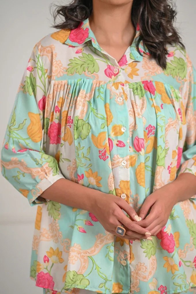 Floral Printed Co-ord Set - Image 2