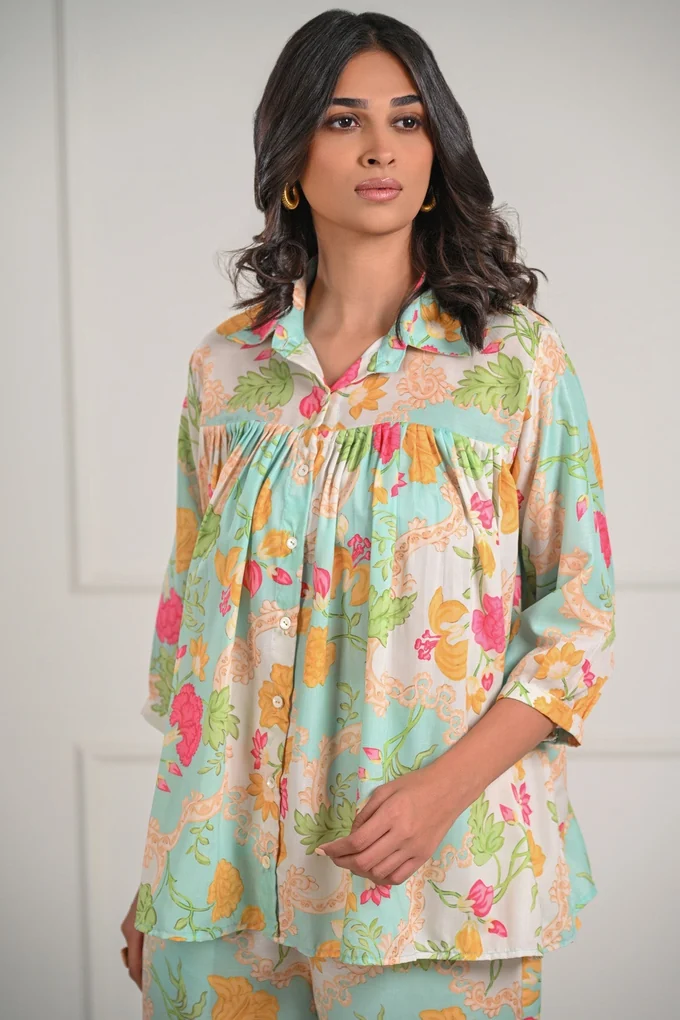 Floral Printed Co-ord Set - Image 3