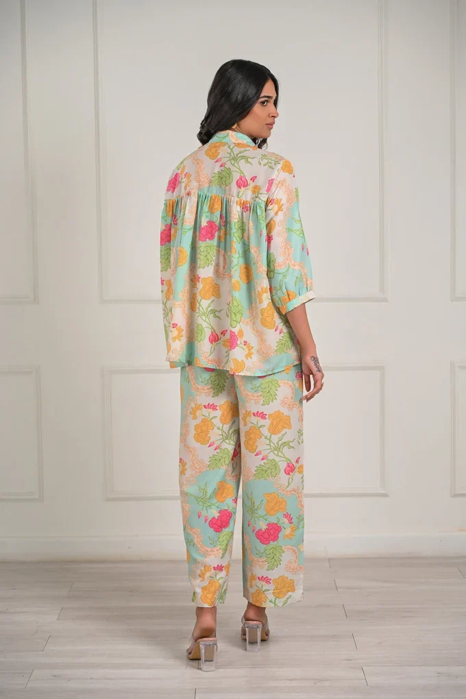 Floral Printed Co-ord Set - Image 4
