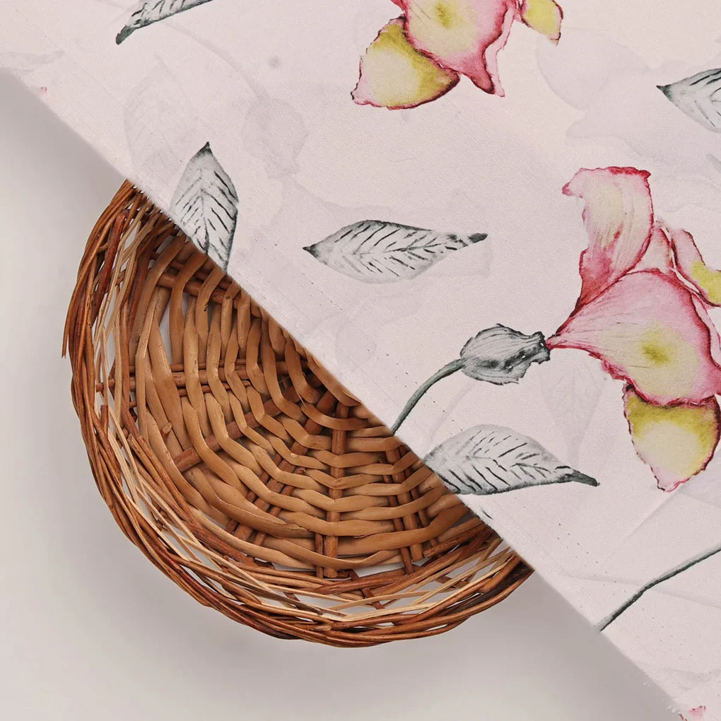Floral Printed Polyester Fabric - Image 3
