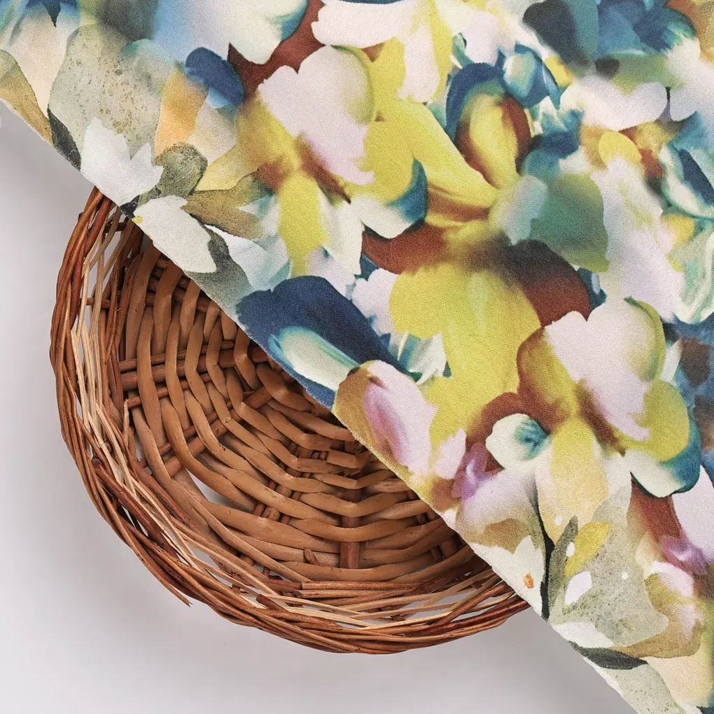Floral Printed Fabric - Image 3