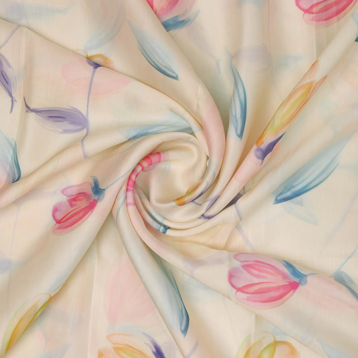 Floral Printed Fabric - Image 2