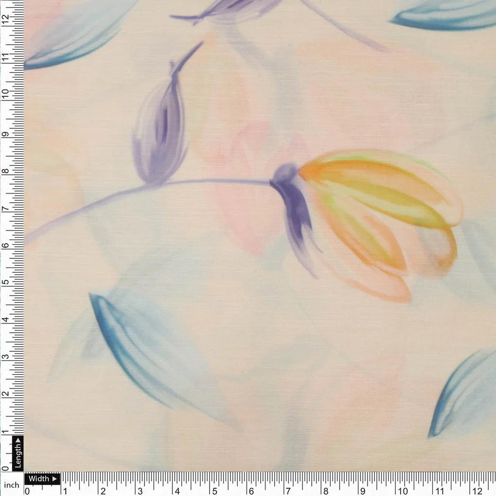 Floral Printed Fabric - Image 4