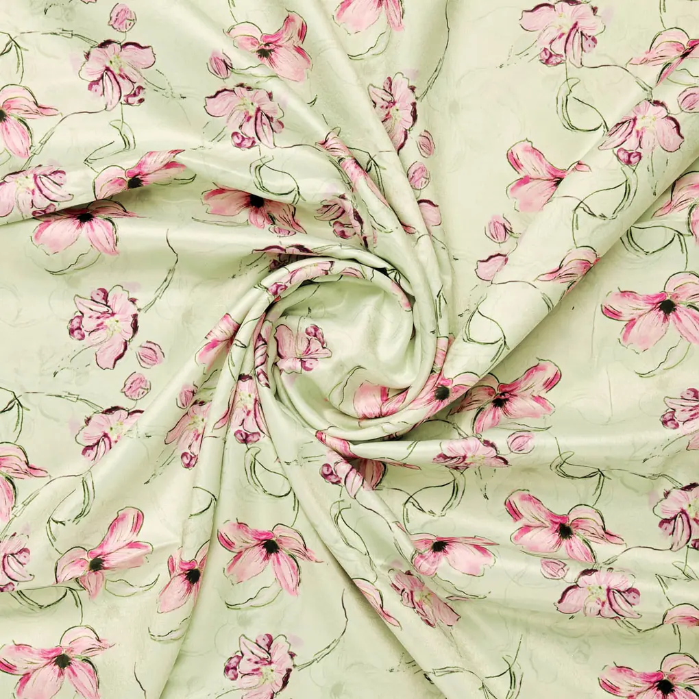 Floral Printed Fabric - Image 2