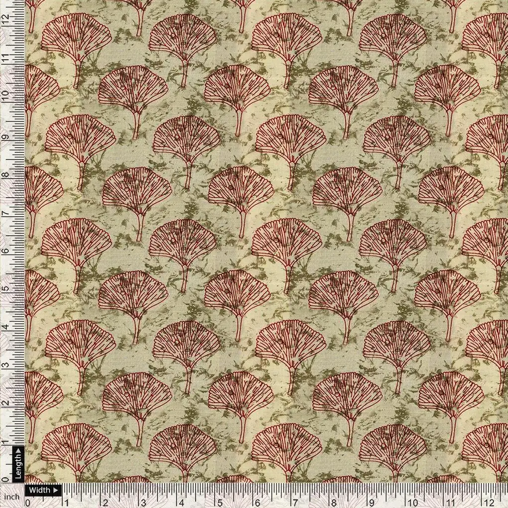 Flower Block Allover Digital Printed Fabric - Image 3