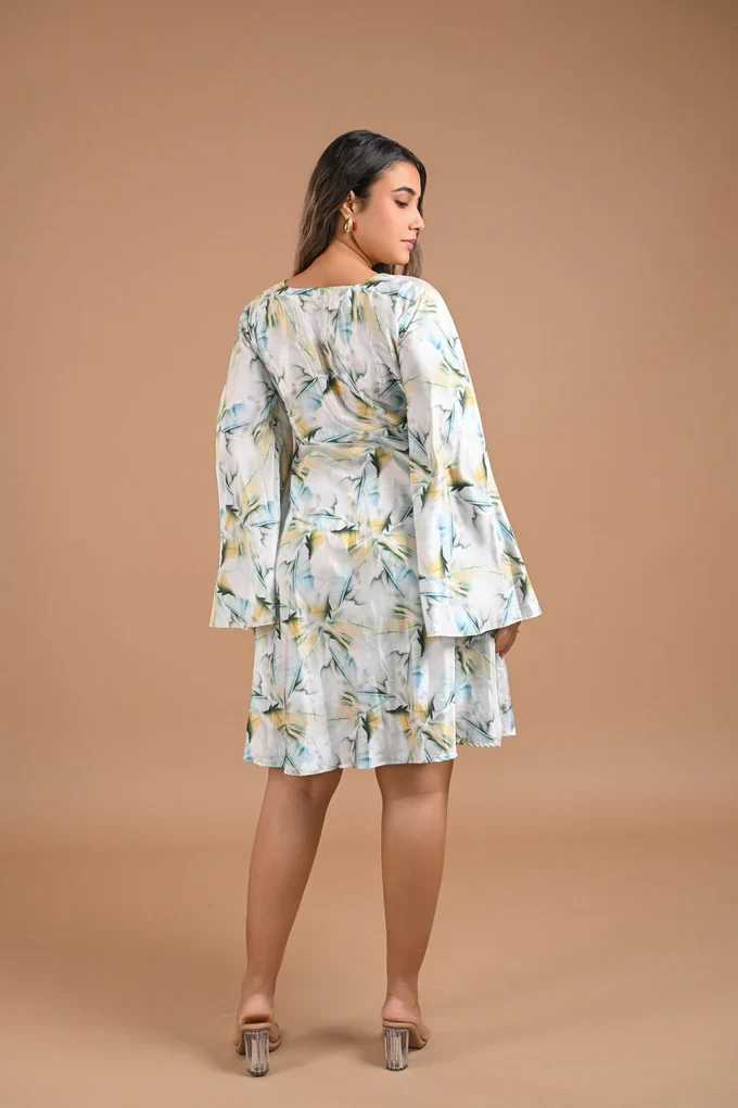 Flowy Floral Dress - Image 3