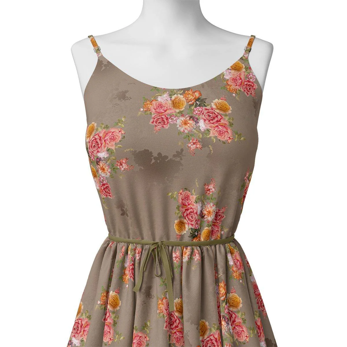 Fragrance Multitype Of Flower Digital Printed Fabric - Cotton - Image 2