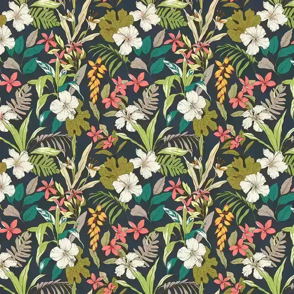 Frangipani Flower Digital Printed Fabrics - Image 2