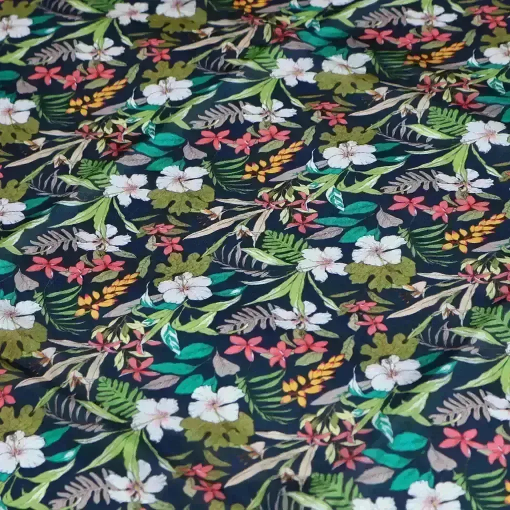 Frangipani Flower Digital Printed Fabrics - Image 3