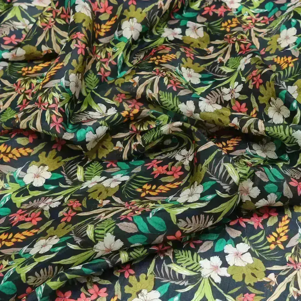 Frangipani Flower Digital Printed Fabrics - Image 4