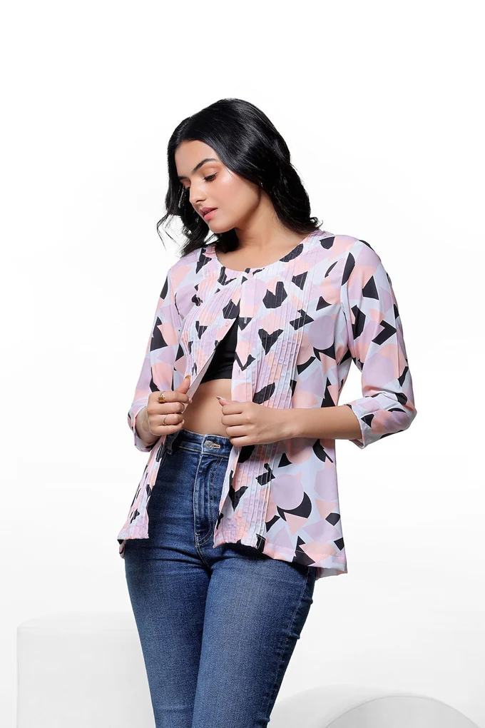 Geometric Printed Shirt - Image 4