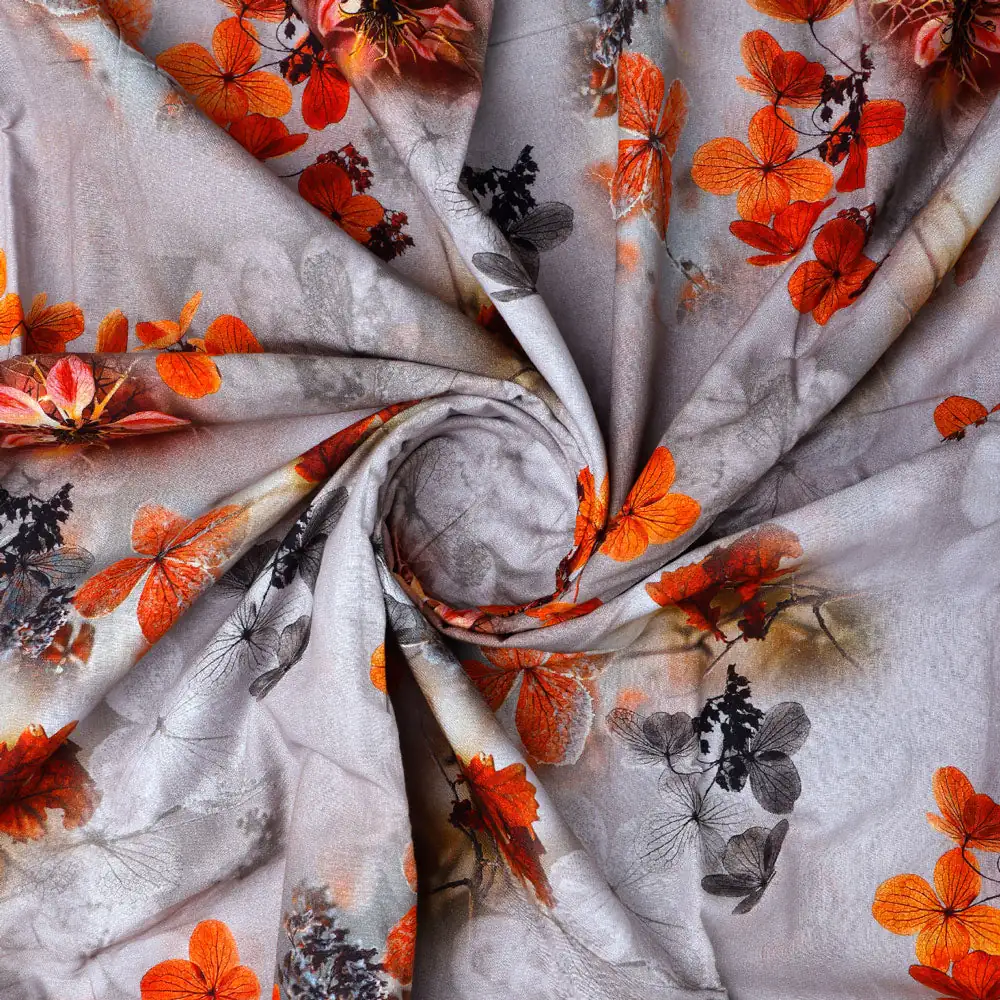 Gorgeous abstract digital printed cotton fabric by FAB VOGUE Studio - Image 3