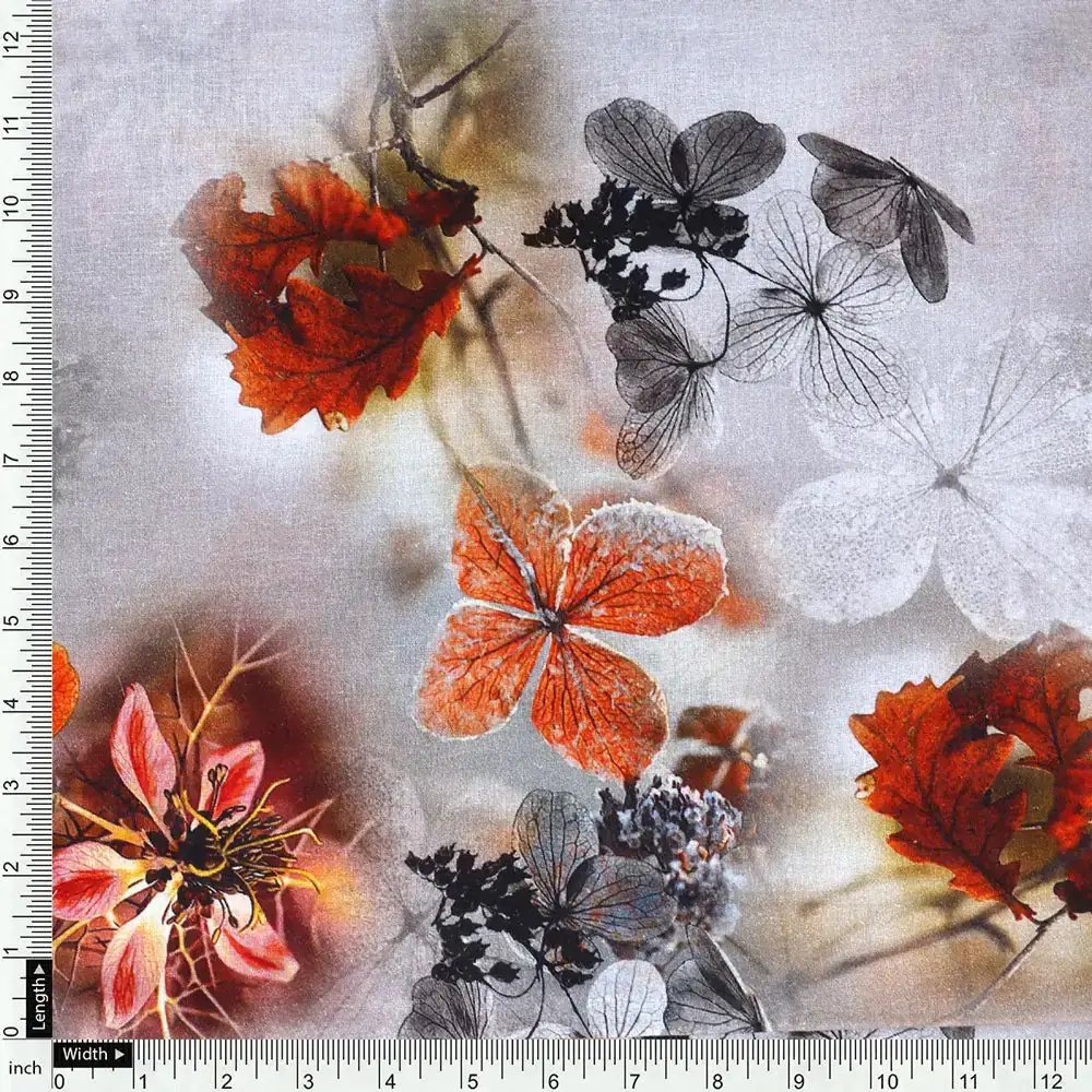 Gorgeous abstract digital printed cotton fabric by FAB VOGUE Studio - Image 4