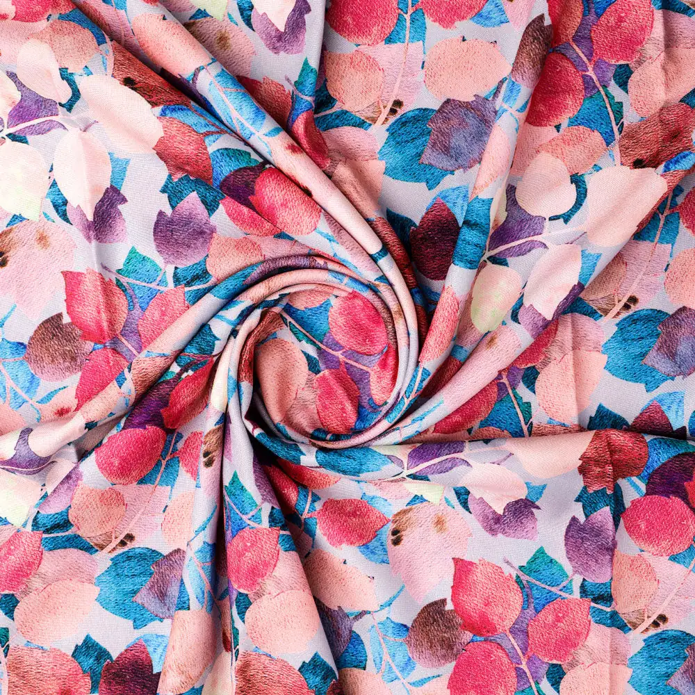 Gorgeous abstract digital printed rayon fabric by FAB VOGUE Studio - Image 2
