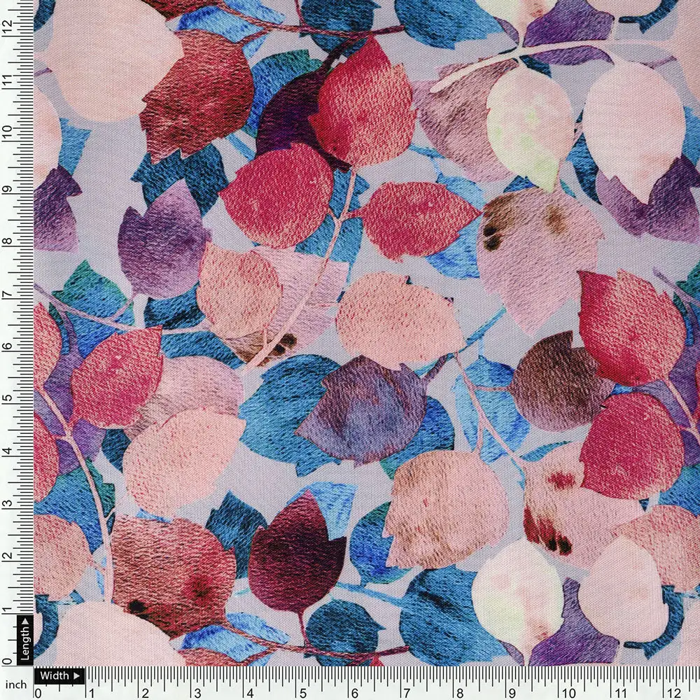 Gorgeous abstract digital printed rayon fabric by FAB VOGUE Studio - Image 4