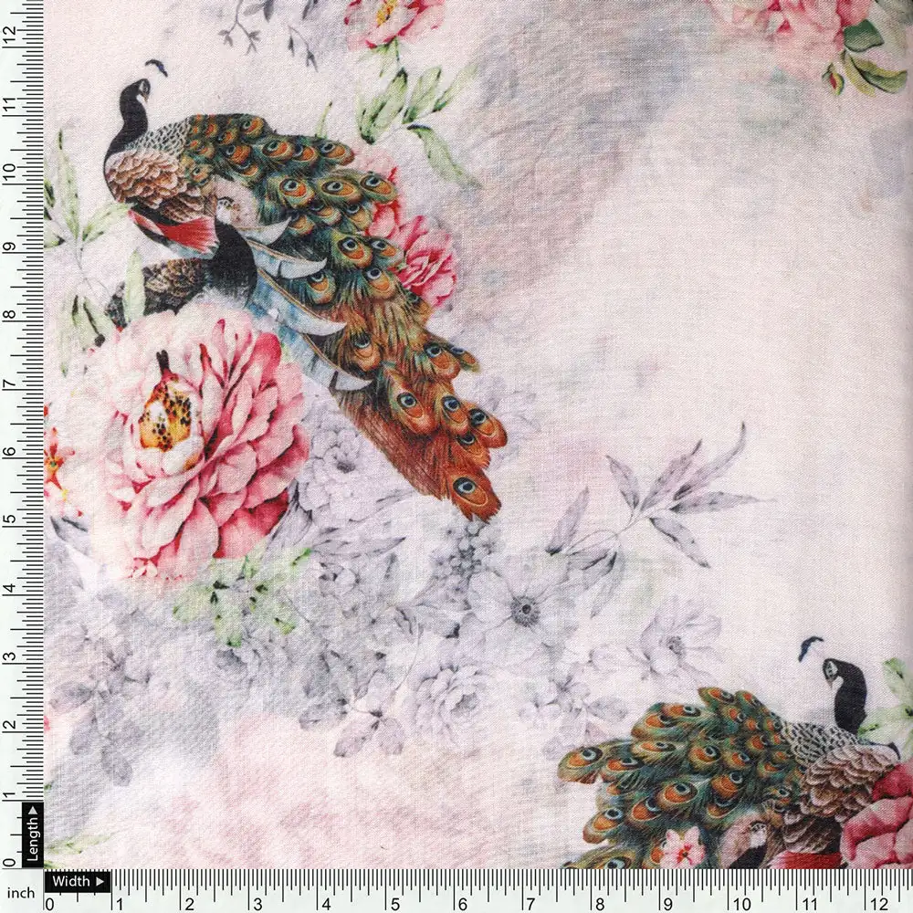 Gorgeous animal print digital printed cotton fabric by FAB VOGUE Studio - Image 4