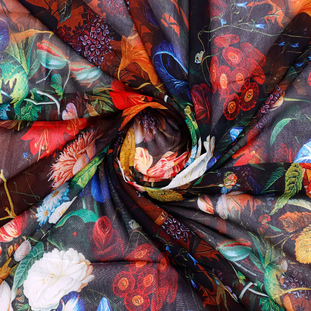 Gorgeous damask digital printed fabric by FAB VOGUE Studio - Image 2