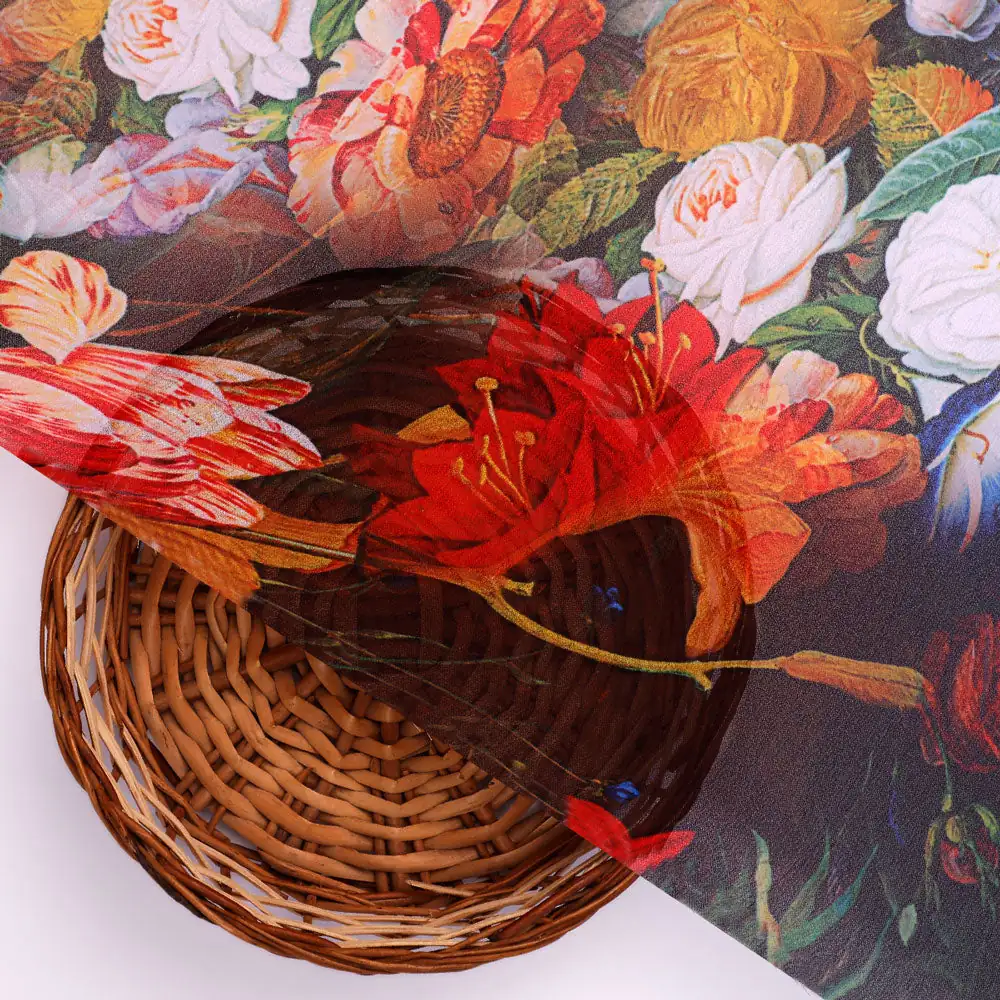 Gorgeous damask digital printed fabric by FAB VOGUE Studio - Image 3