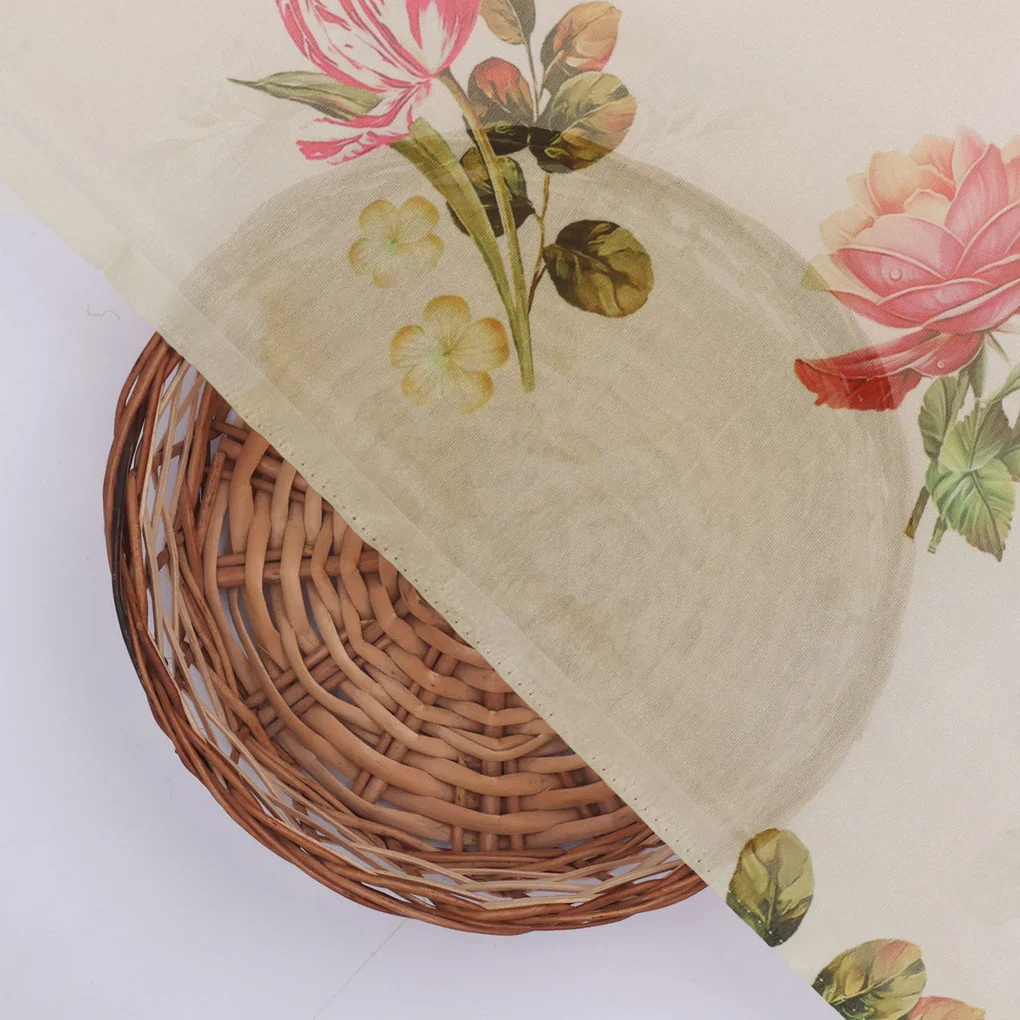 Gorgeous Decorative Floral Organza Printed Fabric Material - Image 2