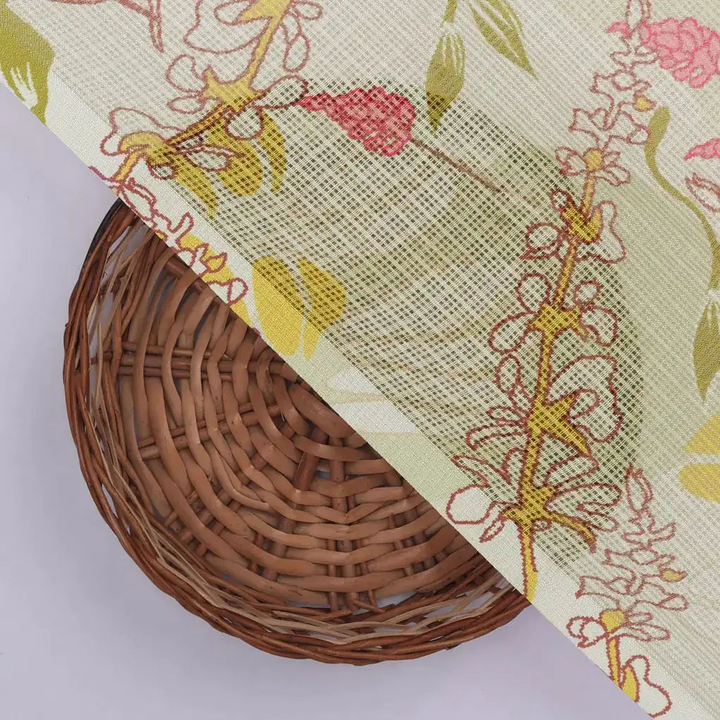 Gorgeous Decorative Kota Doria Digital Printed Fabric Material - Image 2
