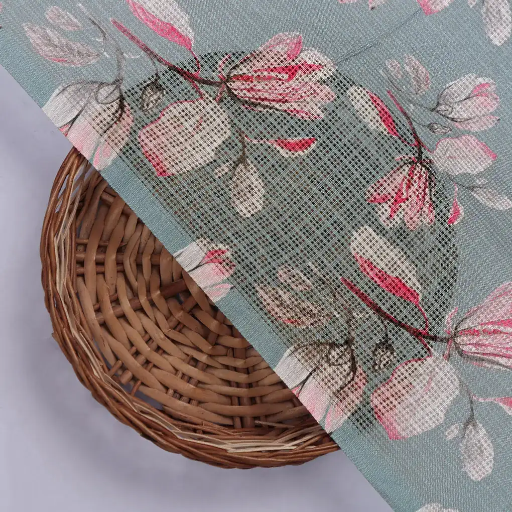 Gorgeous Floral Kota Doria Digital Print Fabric for Classy Outfits - Image 2