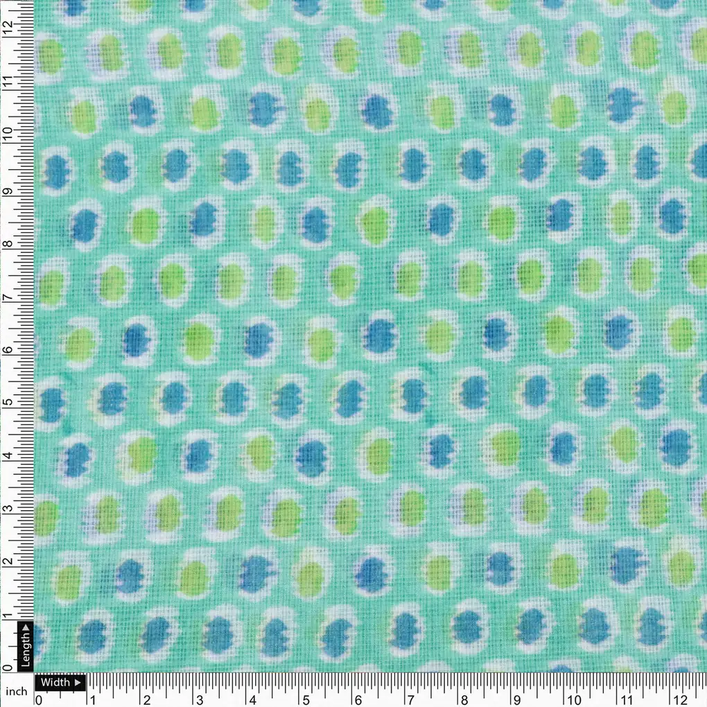 Gorgeous Kota Doria Digital Print Fabric Materials for Making Classy Outfits - Image 4