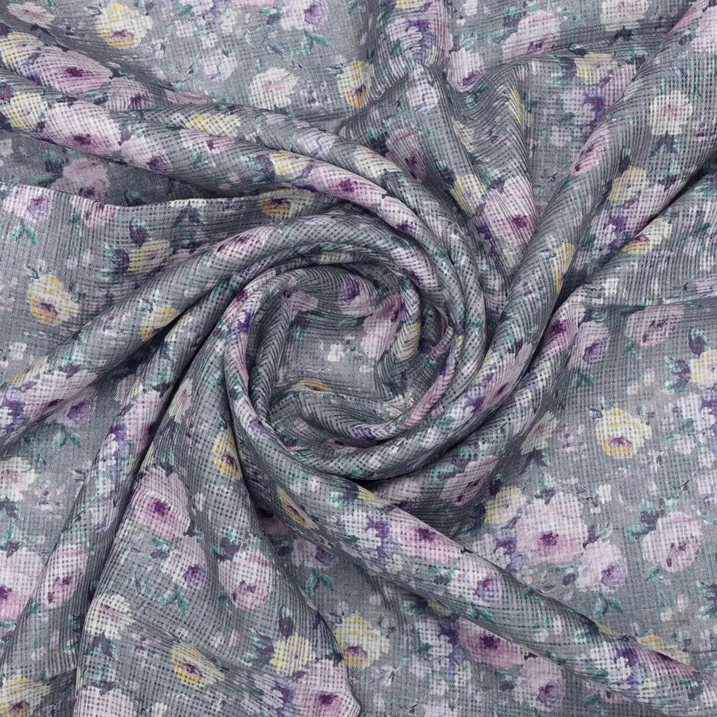 Gorgeous Kota Doria Digital Printed Fabric Material for Dress Making - Image 3