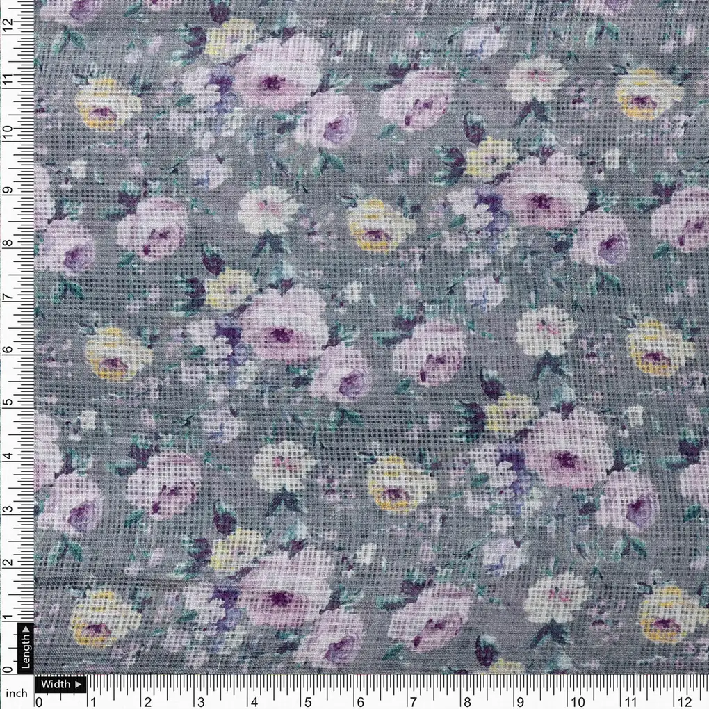 Gorgeous Kota Doria Digital Printed Fabric Material for Dress Making - Image 4