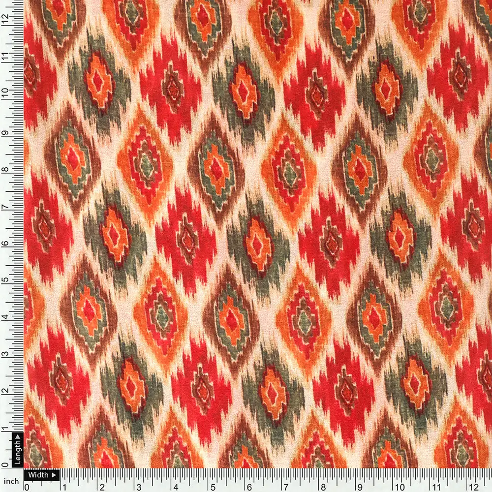 Gorgeous multicolor digital printed fabric for stylish clothing - Image 4